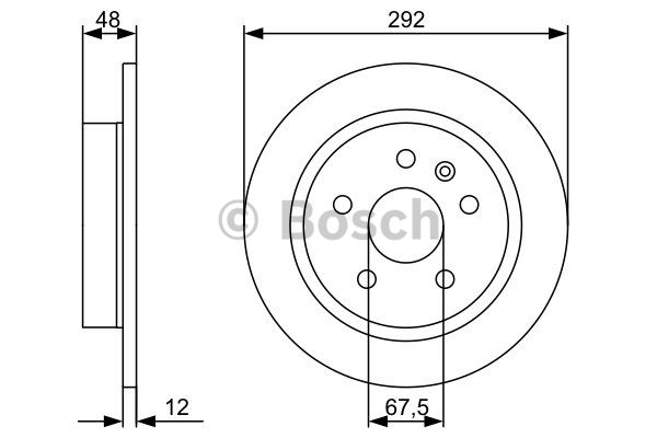 FREN DİSKİ (ARKA)(292MM) OPEL INSIGNIA 1.4-1.6T-1.8-2.0