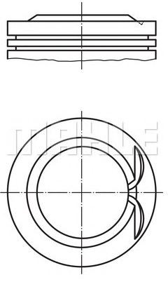 PİSTON,SEGMAN (STD)(75.00MM) ET3J4 (1.4 16V) 307 C4 207