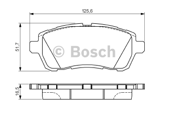 DİSK BALATA (ÖN) FORD B-MAX 1,6TDCİ 12-