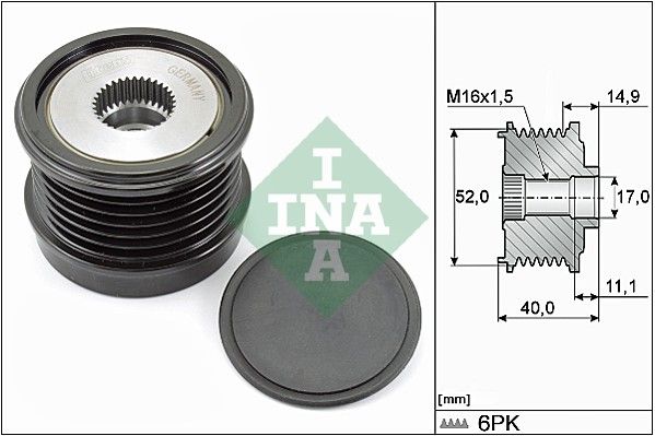 ALTERNATÖR KASNAĞI (6 KANALLI) M.BENZ C-SERİSİ (W204-W205) C160-C180-C200-C250-C300 / E-SERİSİ (W212-W213) E180-E200-E250-E300 / SLK (R172) 180-200-300