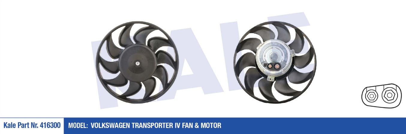 FAN MOTORU VW TRANSPORTER T4 280mm