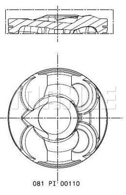 PİSTON,SEGMAN (77,50MM)(0,50) PEUGEOT 207 CC 1.6 16V 07-13 / 208 I 1.6 GTİ 12-19 / 3008 1.6 VTİ 09-16 / BMW 1 (F20-F21) 114İ-116İ-118İ 11-15 / BMW 3 (F30-F80) 316İ-320İ 12-16