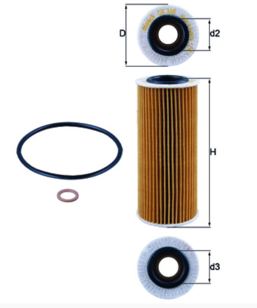 YAĞ FİLTRESİ BMW (E46) 318D-320D 03-