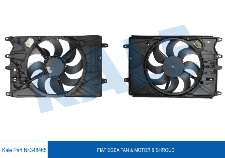 FAN MOTORU (DAVLUMBAZLI) FIAT EGEA 1,3D , 1,6D , 1,4 , 1,6 15-