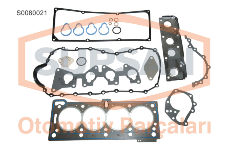 TAM TAKIM CONTA (KEÇESİZ)(SILINDIR CONTALI) RENAULT CLIO II 1.4 16V-1,6 16V 98- / MEGANE 1.4 16V-1.6 16V / R19 1.4İ / DACIA SOLENZA (K7M-K7J)