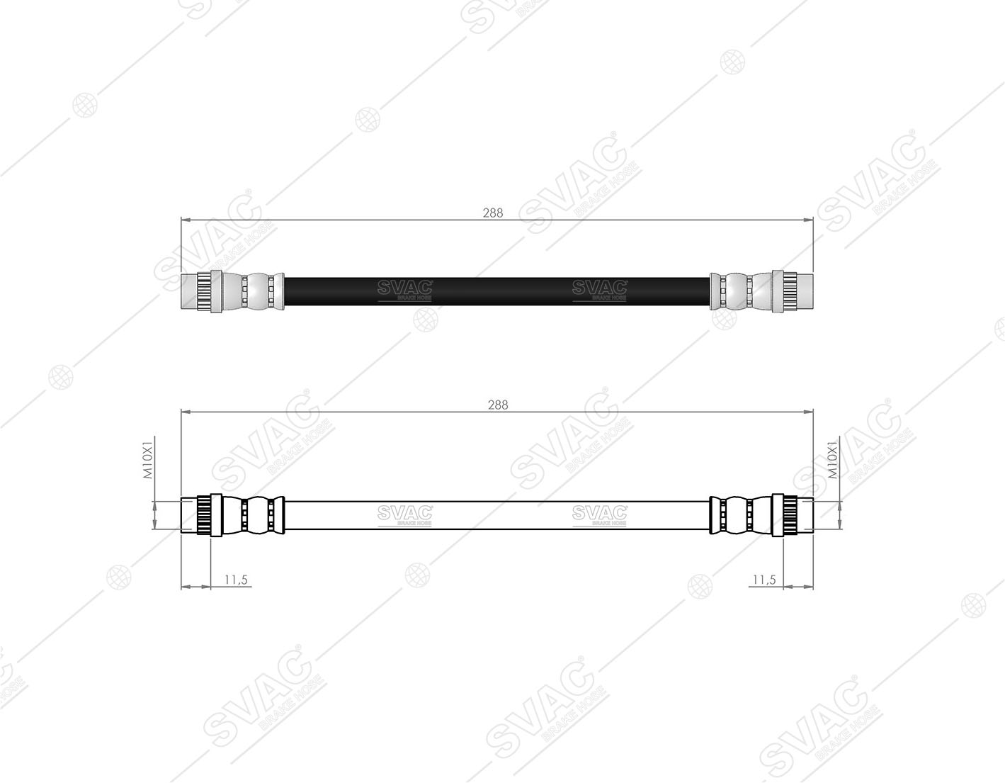 FREN HORTUMU (ARKA) RENAULT R11 84-88 / R9 84-88 / CLIO I 91-96