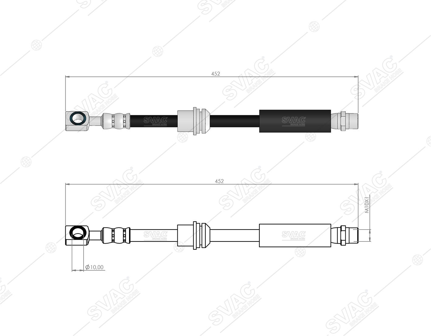 FREN HORTUMU (ÖN) OPEL ASTRA H 04-10 / MERIVA B 10-17 / ZAFIRA 05-15 / ZAFIRA B 08-15