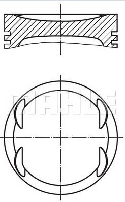 PİSTON,SEGMAN (STD)(73.40MM) OPEL ASTRA Z 1.4 XEP