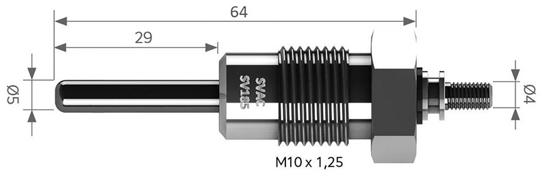 KIZDIRMA BUJİSİ (9,0V) M.BENZ 200D-220D-240D