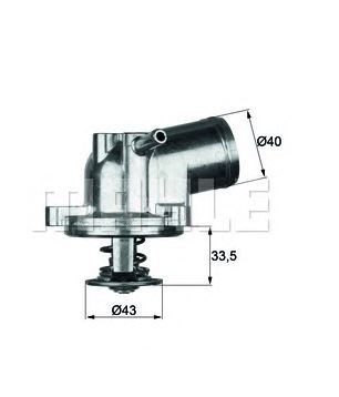 TERMOSTAT (87°C) MB SPRINTER 2-T , 3-T 95-06