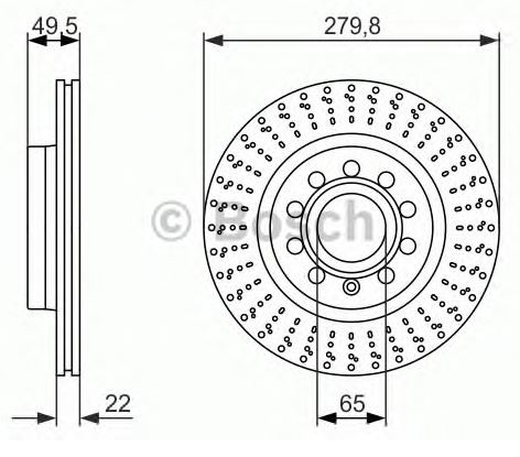 FREN DİSKİ (ÖN)(280MM) VW BEETLE 11- / CADDY III 11- / GOLF V 04- / GOLF VI 08- / JETTA III 09- / JETTA IV 11- / AUDI A3 10- / SEAT ALTEA 10- / LEON 07- / TOLEDO III 04-