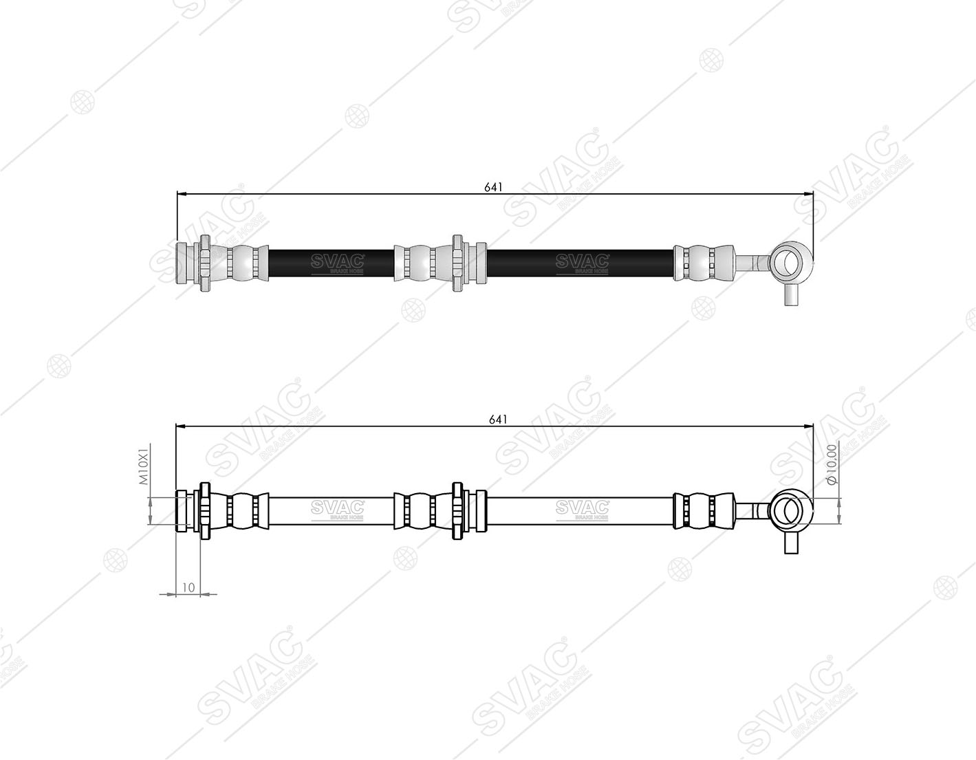 FREN HORTUMU (ÖN/SOL) NISSAN QASHQAI / QASHQAI +2 07-