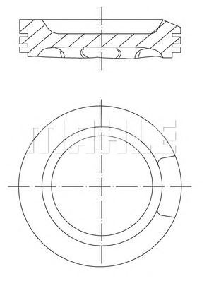 PİSTON,SEGMAN (+0.50)(81.00MM) VW PASSAT 1.8 T(20V)-A6 A