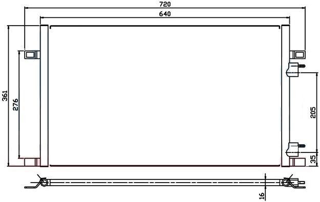 KLİMA RADYATÖRÜ(CRN346) LAGUNA I 94+