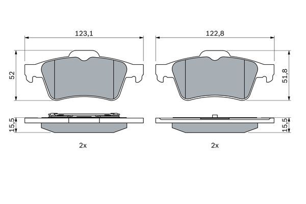 DİSK BALATA (ARKA)(ESKİ NO:0986TB2410) FORD CONNECT 1.8 TDCİ 02-