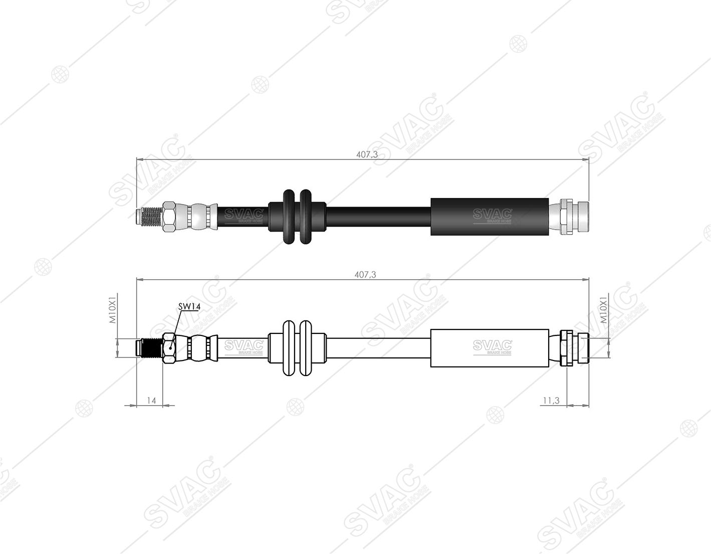 FREN HORTUMU (ARKA) MAZDA 3 03-09 / 5 10-