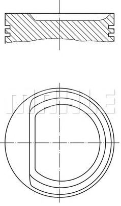 PİSTON,SEGMAN (STD)(72.00MM) FIAT DOBLO-LİNEA-PUNTO EVO 1.4