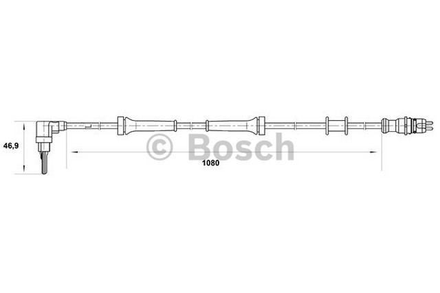 TEKERLEK DEVİR SENSÖRÜ ( ABS ) ( SOL ) FIAT MAREA 98-02 / ALFA ROMEO SPIDER 98-05 / ALFA ROMEO GTV 98-05