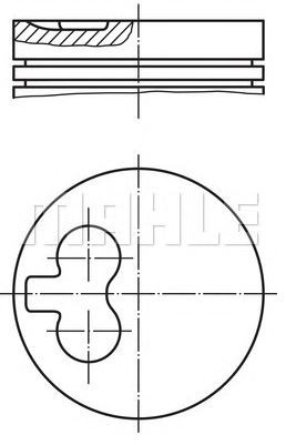 PİSTON,SEGMAN (STD)(79.51MM) VW 1,9TD 26 PİM