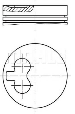 PİSTON,SEGMAN (STD)(80.00MM) RENAULT KANGOO 1,9D