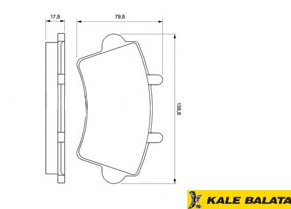 DİSK BALATA (ÖN) RENAULT MASTER 2,5 D,DCİ -2,8 DTI