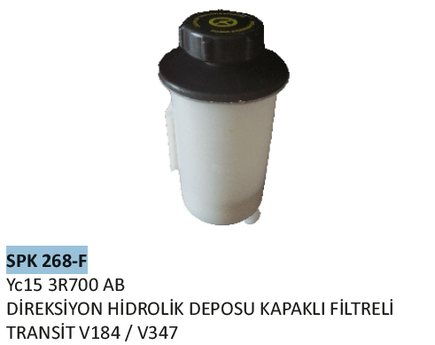 DİREKSİYON YAĞ DEPOSU (HİDROLİK)(KAPAKLI) FORD TRANSİT V184 / V347