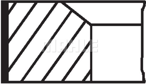 SEGMAN (86.25MM) CITROEN XANTIA 2,0 i 93-03 / PEUGEOT 306 2,0 93-02 (XU10J2TE)