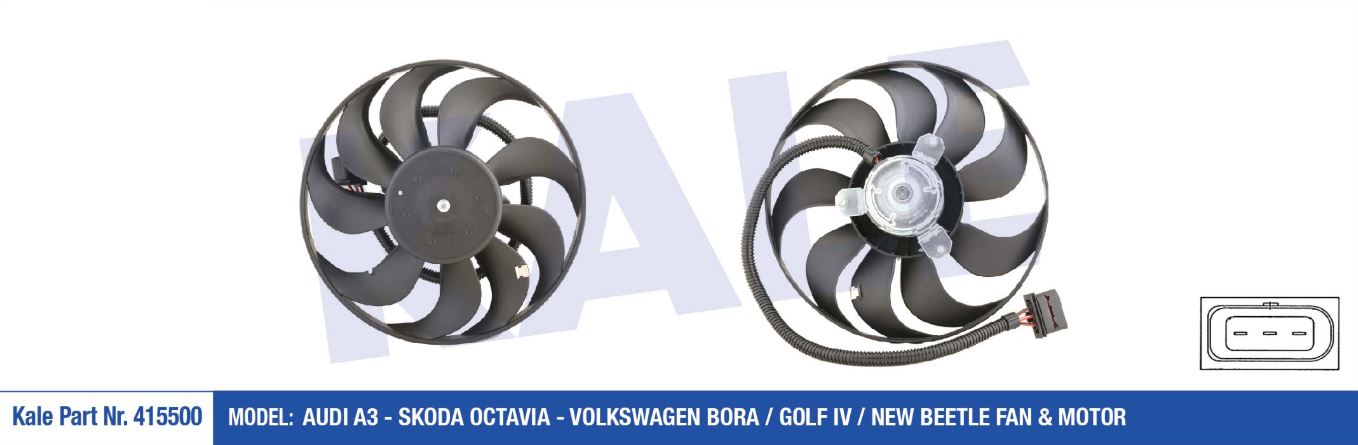 FAN MOTORU VW GOLF IV-BORA 99-