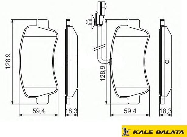 DİSK BALATA (ARKA) RENAULT MASTER - OPEL MOVANO