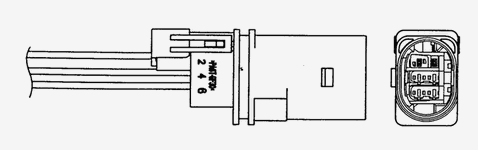 UAA0004-VW001 LAMBDA (OKSİJEN) SENSÖRÜ VW GOLF VI