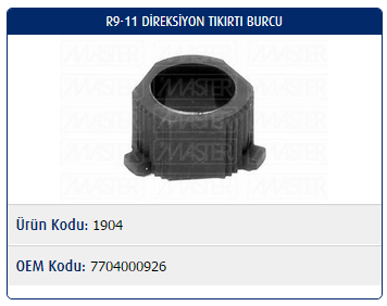 DİREKSİYON TIKIRTI BURCU RENAULT R9 / R11