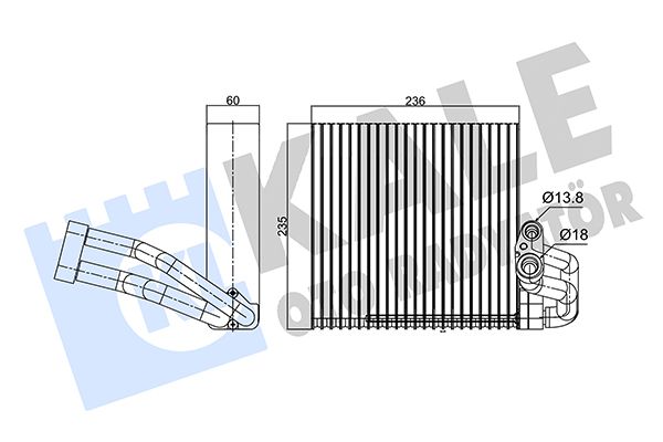 EVAPORATOR (BRAZING) FORD FOCUS 7-C-MAX