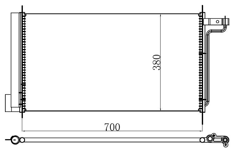 KLİMA RADYATÖRÜ(CFR612) FOCUS 1,6 BENZİN 12+