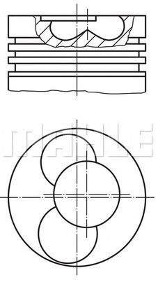 PİSTON,SEGMAN (+0.50)(79.50MM) 1,9 TDI-SDI POLO-GOLF-PASSAT-