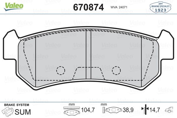 DİSK BALATA (ARKA) CHEVROLET LACETTİ / NUBIRA