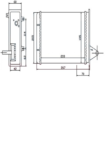 KALORİFER RADYATÖRÜ(KFI010) FİAT PALİO A/M