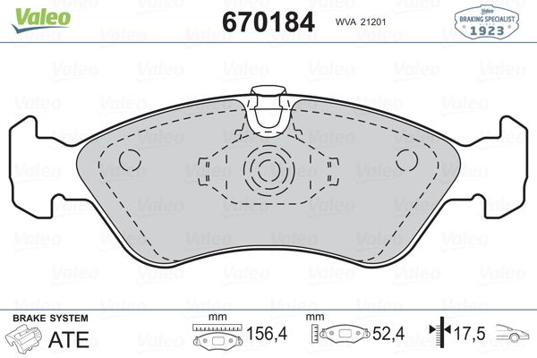 DİSK BALATA (ÖN) OPEL ASTRA F 1.4-1.4İ-1.4İ 16V-1.6İ-1.7 TD-1.8İ 16V-2.0İ 16V 92-98 / CORSA A 1.2-1.3-1.5 TD 82-90 / KADETT D 1.2-1.6D 79-84 / KADETT E 1.2-1.3N-1.4İ-1.5 TD-1.6D 88-91 / VECTRA A 1.6-1.6İ-1.7D-1.8İ-2.0