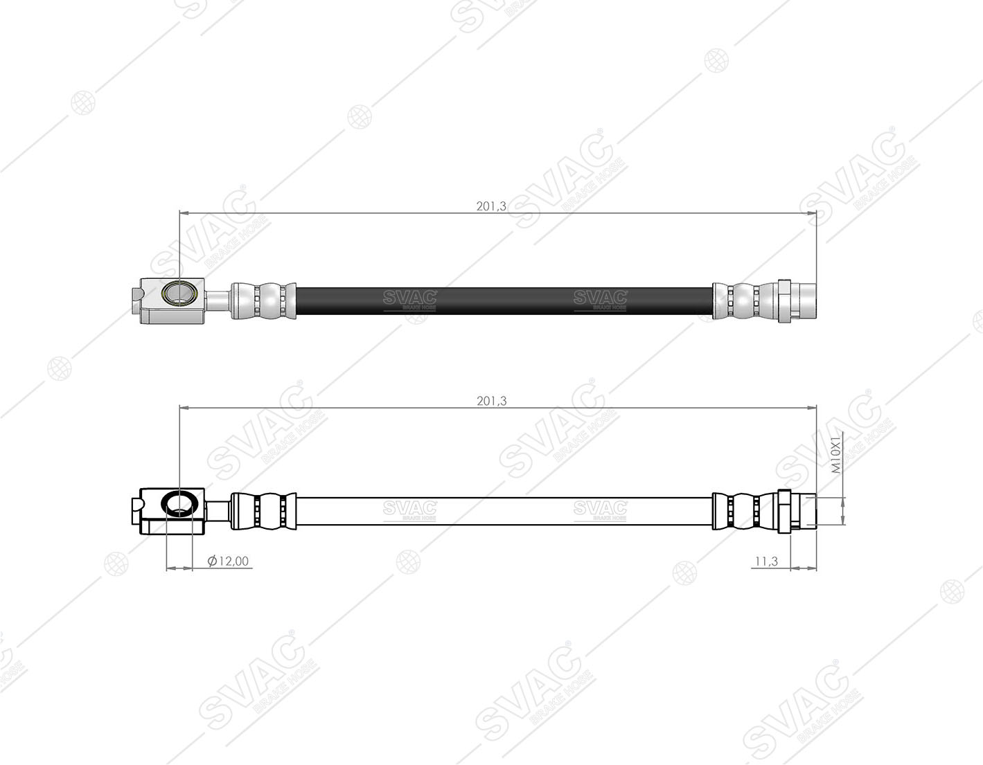 FREN HORTUMU (ARKA) VW PASSAT (3B2) - (3B3) - (3B5) - (3B6) KALİPER 95-04