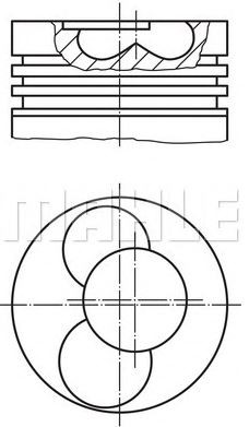 PİSTON,SEGMAN (STD)(79.51MM) VW-T5 AXB AXC 1.2.