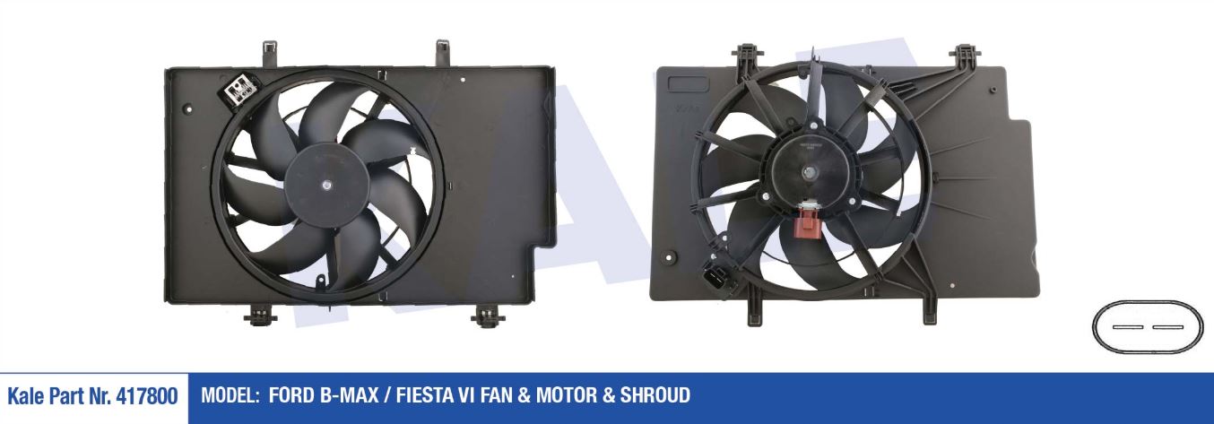 FAN MOTORU (DAVLUMBAZLI) FORD B-MAX-FIESTA VI COURİER