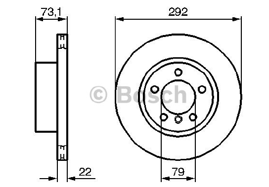 FREN DİSKİ (ÖN)(292MM) BMW (E87)120İ 03-/(E90)316İ-318İ