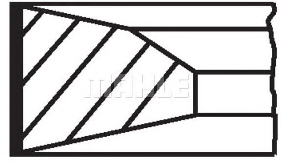 SEGMAN (+0.50)(84.50MM) OPEL VECTRA,ASTRA,ZAFİRA -X 2