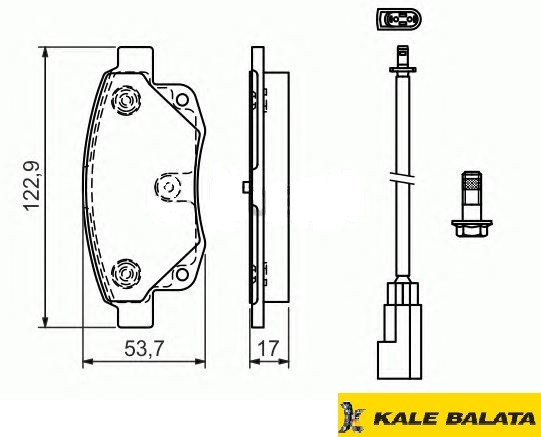 DİSK BALATA (ARKA) FORD TRANSİT (V347)