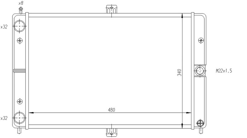 SU RADYATÖRÜ (MEKANİK)(MT)(MLA002) LADA SAMARA