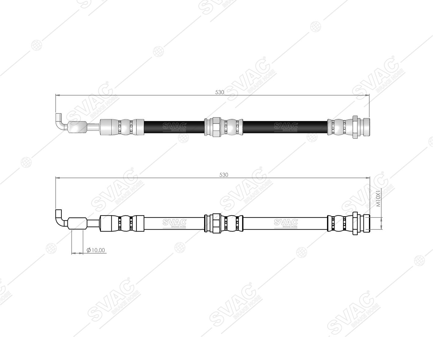 FREN HORTUMU (ÖN) MAZDA B SERİSİ 89-91