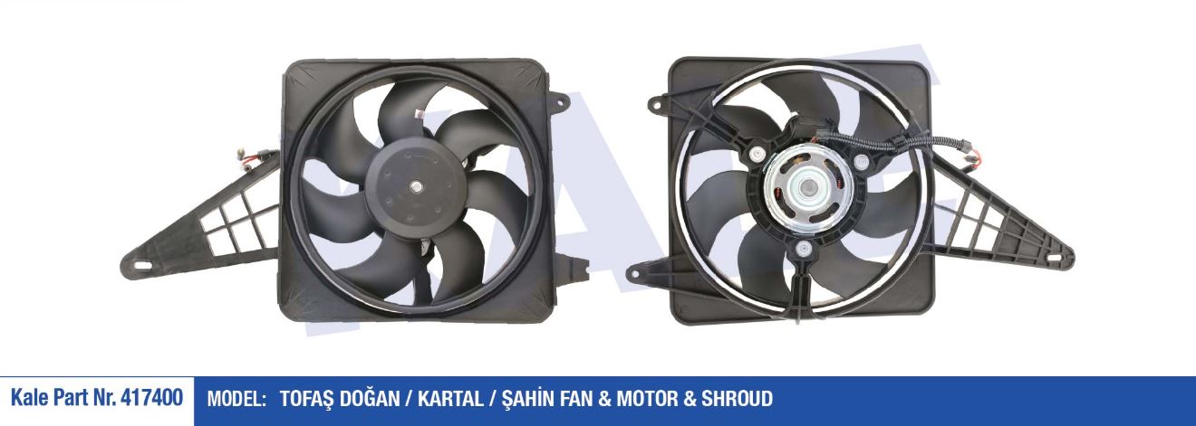 FAN MOTORU (DAVLUMBAZLI)(KABLOLU) FIAT DKS