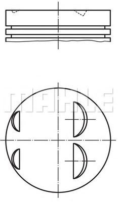 PİSTON,SEGMAN (+1.00)(79.50MM) RENAULT MEGANE K4J