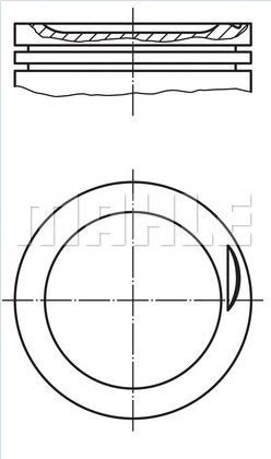 PİSTON,SEGMAN (STD)(82.51MM) VW PASSAT / ALT / AUDI A4 / A6