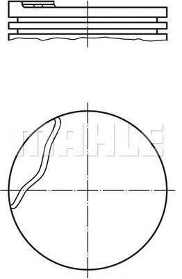 PİSTON,SEGMAN (STD)(79.50MM) RENAULT MEGANE K7M 1,6 8V 3.ve4.PİSTON