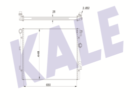 SU RADYATÖRÜ (BRAZING)(MT) VW TIGUAN  1.4-2.0TSI- 2.0TFSI 2.0TDI (07+) SHARAN 1.4-2.0TSI (10+) AL/PL/BRZ